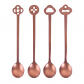 Oriental Party Antique Copper Teaspoon Set 4 pieces - 1