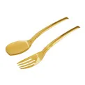 Komplet sałatkowy Living PVD 30cm Gold - 1