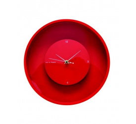 Zegar Zone 30cm czerwony