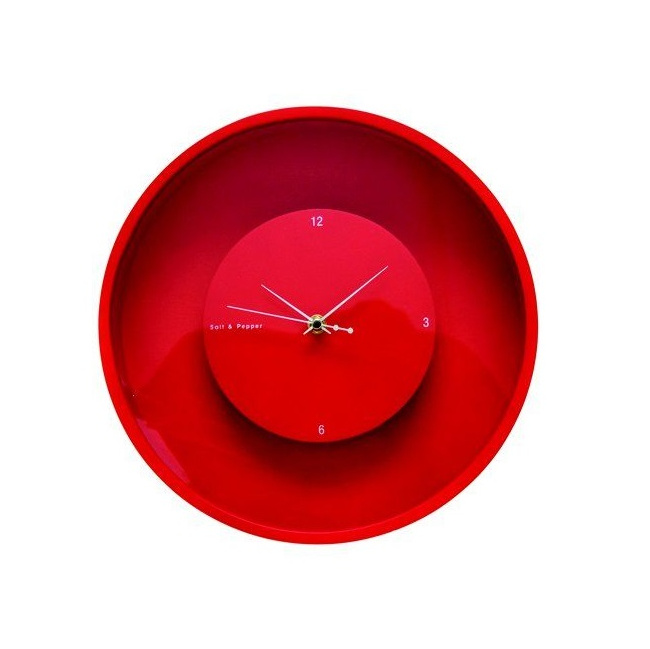 Zegar Zone 30cm czerwony