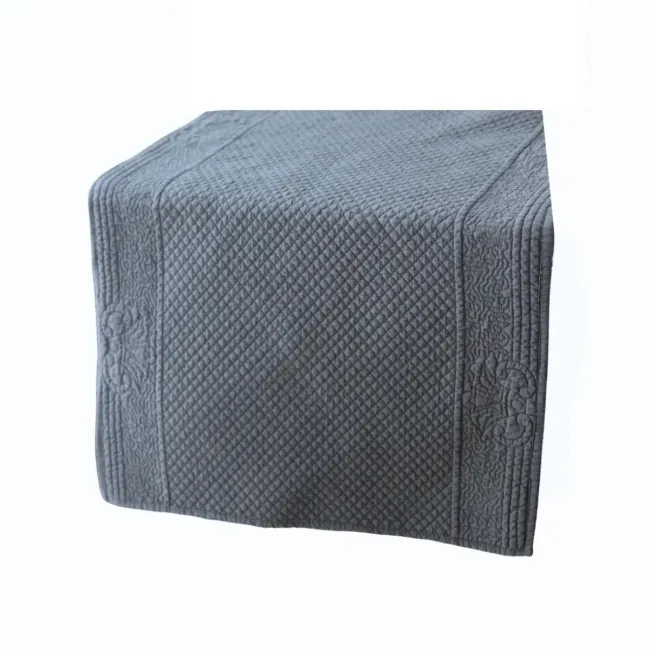 Bieżnik 150x50cm pikowany szary - 1