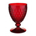 Boston Coloured Red Glass 400ml for Water - 1