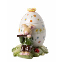Bunny Family Container Rabbit with Flute - 1