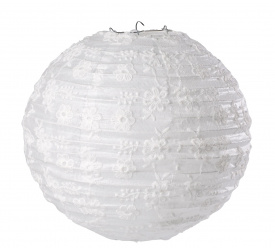 Lampion biały 30cm ogrodowy