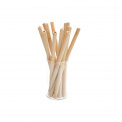 Komplet 12 słomek bambusowych 20cm - 1