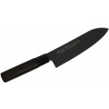 Satake Tsuhime Black 17cm Santoku Knife - 1