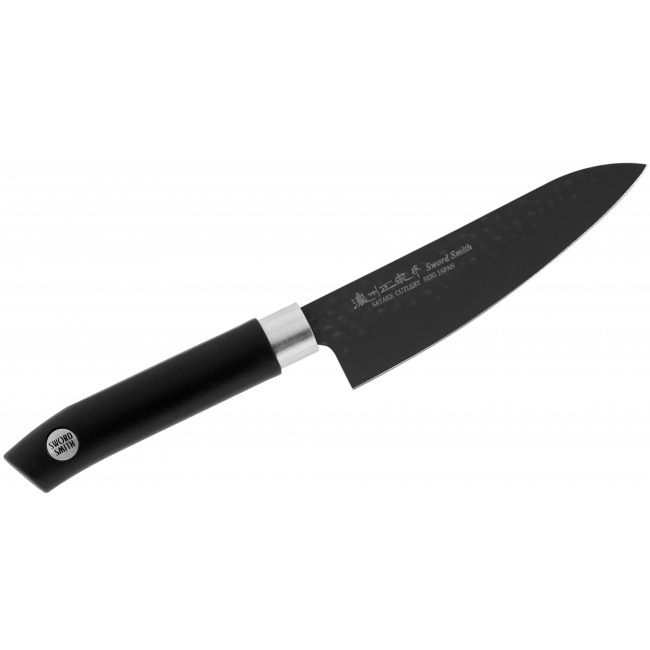 Nóż Satake Sword Smith Black 13,5cm uniwersalny - 1
