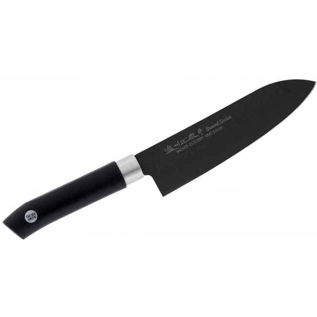 Nóż Satake Sword Smith Black 17cm Santoku