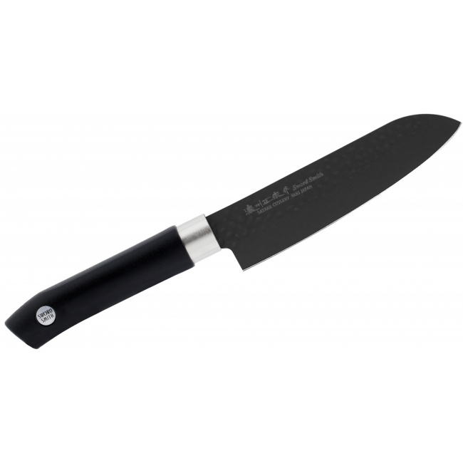 Nóż Satake Sword Smith Black 15cm Santoku