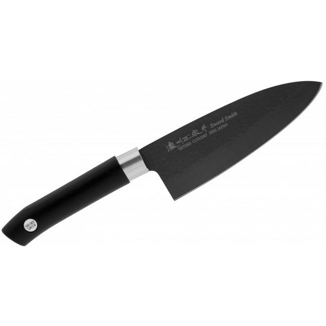 Nóż Satake Sword Smith Black 16cm Deba