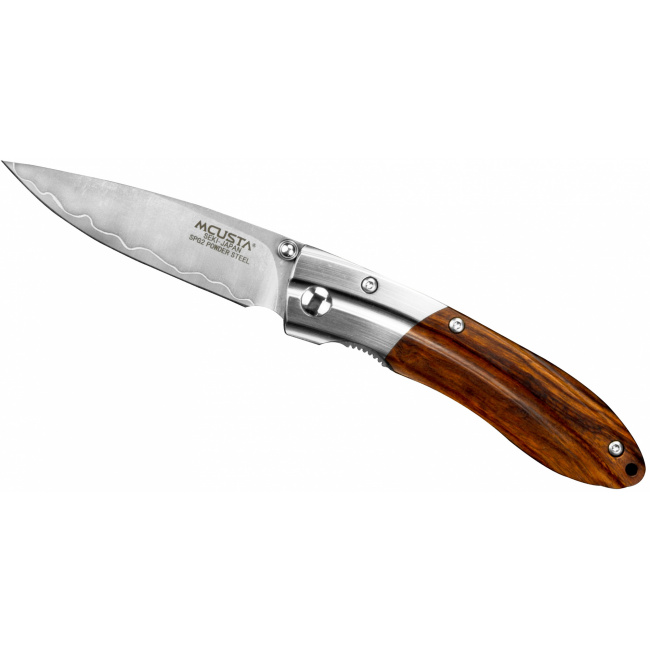 Nóż składany Mcusta Shinra Mixture Iron Wood SPG2