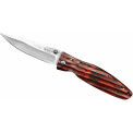 Mcusta Sengoku Red Pakka Damascus Folding Knife - 1