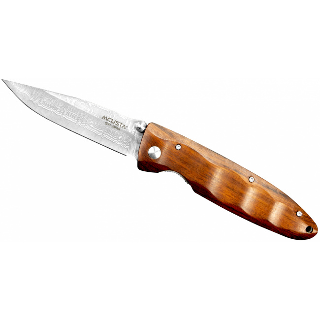 Nóż składany Mcusta Classic Wave Iron Wood Damascus - 1