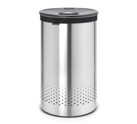 Kosz na pranie 60l stalowy matowy