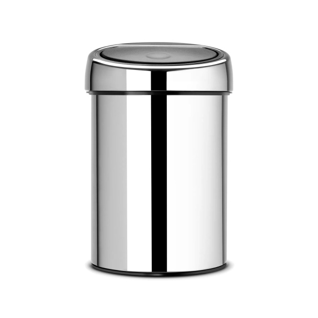 Touch Bin 3L Brilliant Steel Trash Can