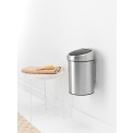 Touch Bin 3L Brilliant Steel Trash Can - 4