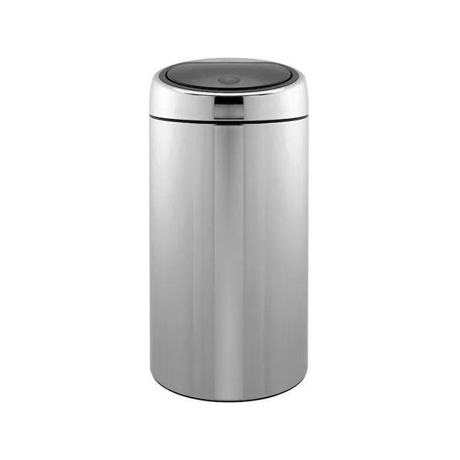 Touch Bin Twin 2x20L Polished Waste Bin