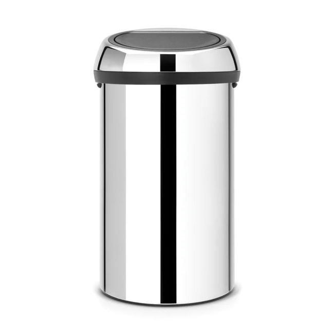 Kosz na odpady Touch Bin 60l stal polerowana
