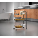 Kitchen/Bathroom Cart 63x41x23cm Black - 2