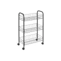 Kitchen/Bathroom Cart 63x41x23cm Black - 1