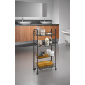 Kitchen/Bathroom Cart 84x41x23cm Black - 2
