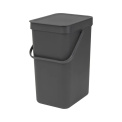 Kosz na odpady Sort & Go 12l szary