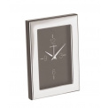 Silver Luxury Clock 9x13cm