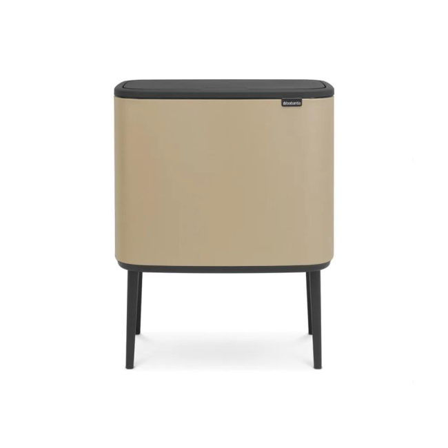 Bo Touch Waste Bin 3x11l Matte Mineral Golden Beach