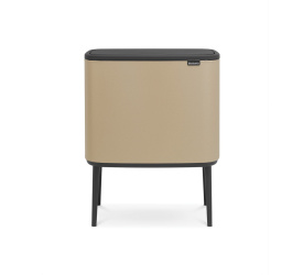 Kosz na odpady Bo Touch 3x11l do segregacji mineral golden beach matowy