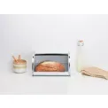 Medium Roll Top Bread Bin White - 2