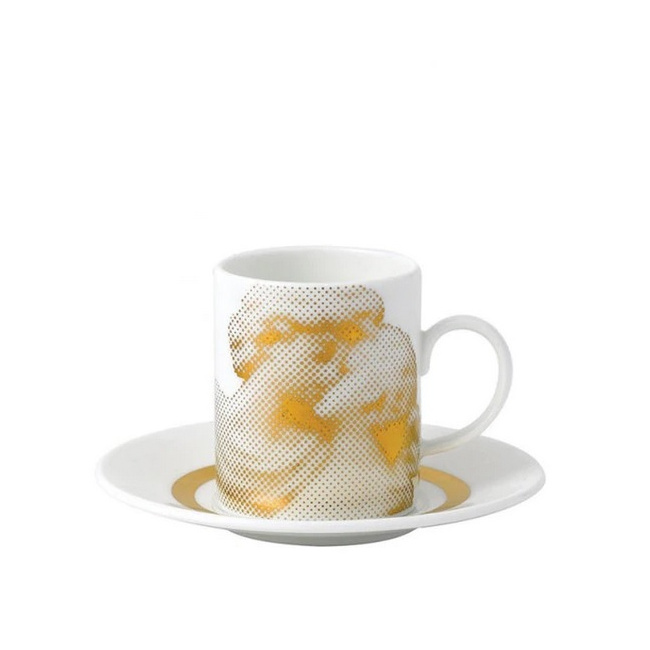 Cup with Saucer Gilded Muse for Espresso 75ml - 1