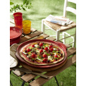 Red Pizza Stone 30cm - 8