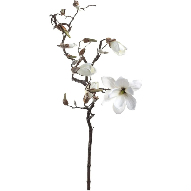 White Magnolia Flower 140cm