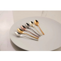 Set of 6 Taste PVD Espresso Spoons Antique Champagne - 2
