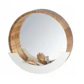 Lustro ścienne Finja z półką 39cm - 2