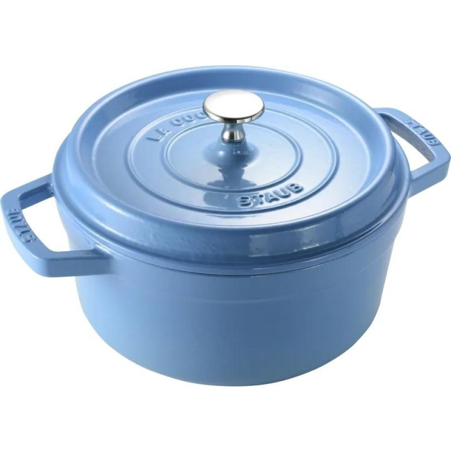 Cocotte 6.7l 28cm Ice-blue Cast Iron Pot