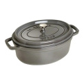 Garnek żeliwny Cocotte 27cm 3,2l szary - 1
