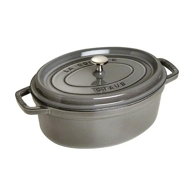Garnek żeliwny Cocotte 27cm 3,2l szary
