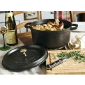Garnek żeliwny Cocotte 26cm 4,6l czarny (II gatunek) - 3