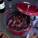 Garnek żeliwny Cocotte 26cm 4,6l czarny (II gatunek) - 24