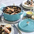 Garnek żeliwny Cocotte 26cm 4,6l czarny (II gatunek) - 23