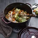 Garnek żeliwny Cocotte 26cm 4,6l czarny (II gatunek) - 5