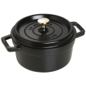 Cocotte 2.2l 20cm Black Cast Iron Pot