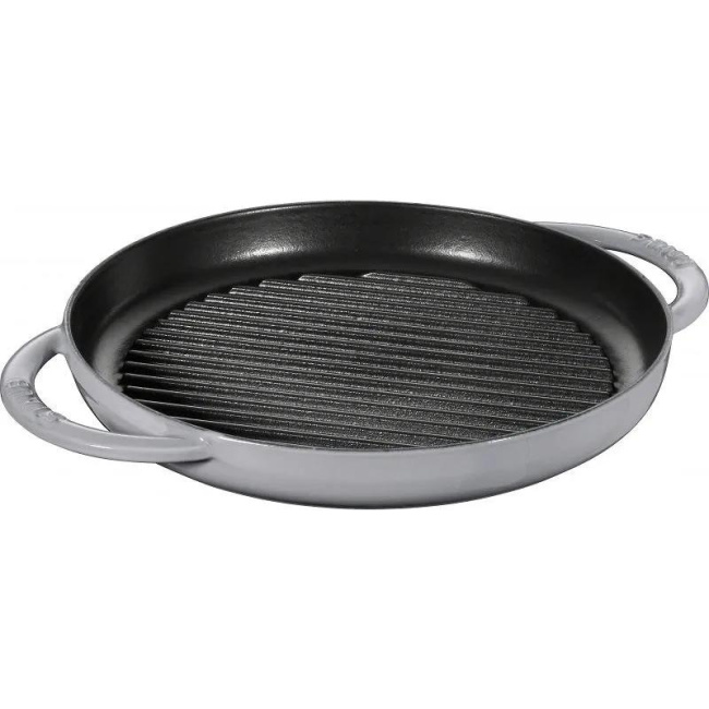 Round Gray Cast Iron Pan 26cm