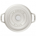 White Cast Iron Pot Cocotte 5.8l 28cm - 34