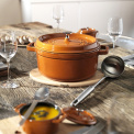 Orange Cast Iron Pot Cocotte 3.8l 24cm - 2