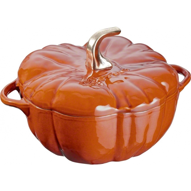Cast Iron Pot Cocotte Pumpkin 3.45l 24cm - 1