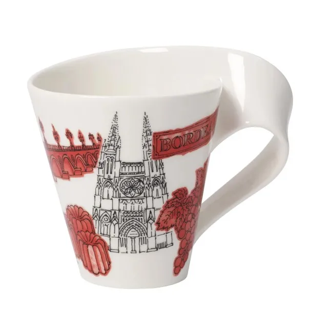 Kubek NewWave Caffe 300ml Bordeaux - 1