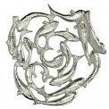 Fish Bowl 54x50cm Silver - 1