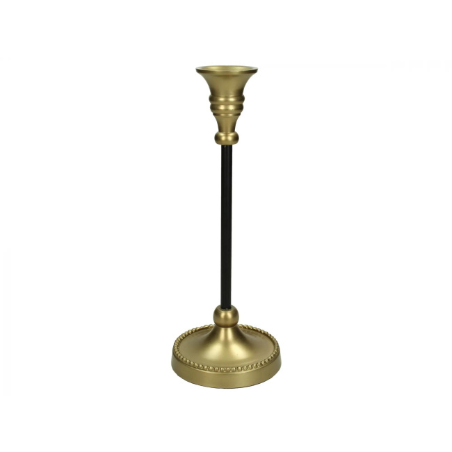 Gold-Black Candle Holder 25.5cm